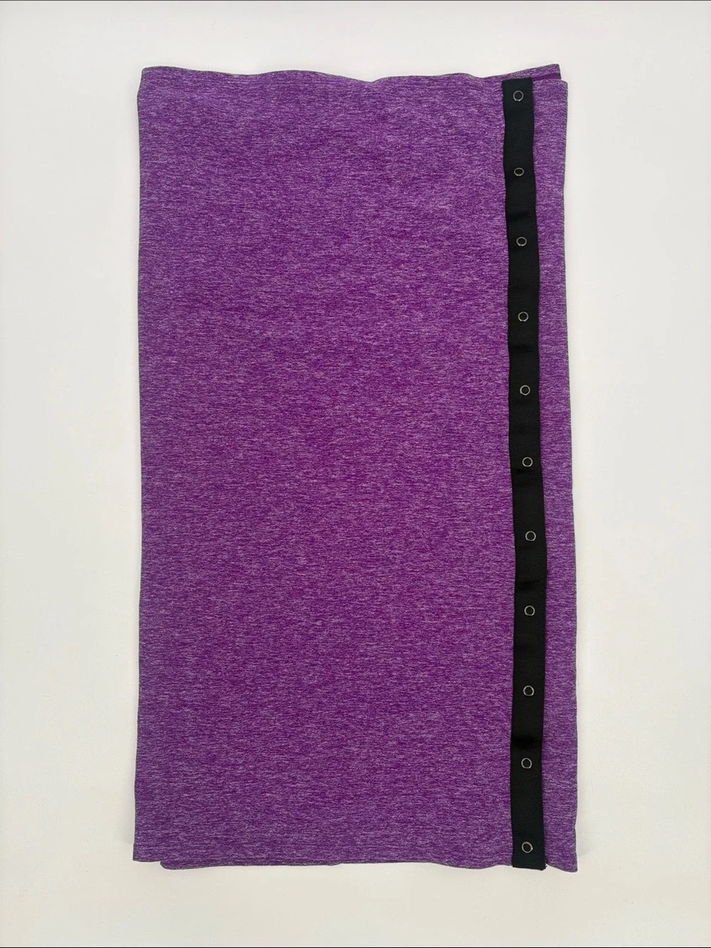 lululemon athletica Purple Knit Neck/Shoulder Wrap with Black Snap Trim